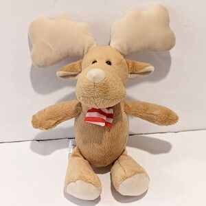 2/$20 Kinder Surprise tan moose plush 12”